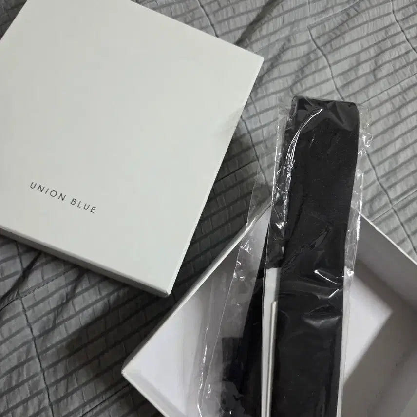 [BUNJANG] Union Blue Wool Slim Tie Black / 유니온블루 울 슬림 타이 블랙 새제품