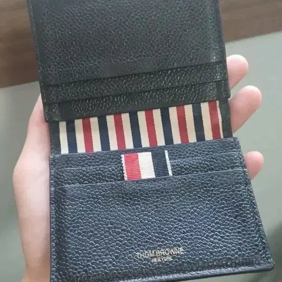 [BUNJANG] Thom Browne Tricolor Stripe Cardholder / 톰브라운 카드지갑
