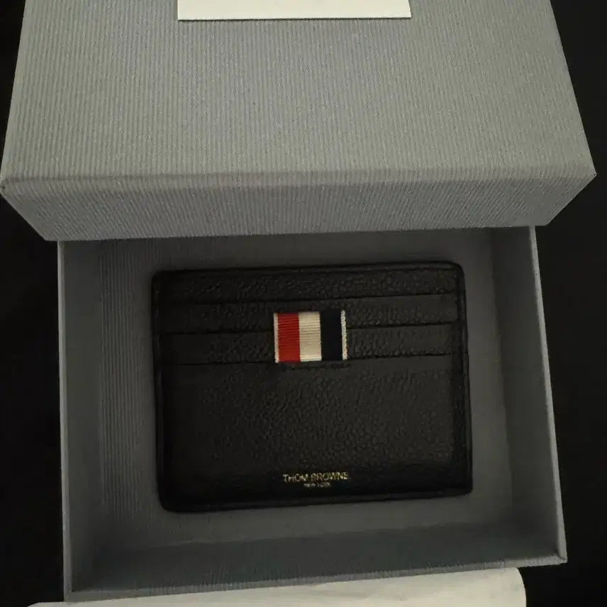 [BUNJANG] Thom Browne Pebble Grain Leather Compartment Card Holder / 톰브라운 페블그레인 레더 컴파트먼트 카드 홀더
