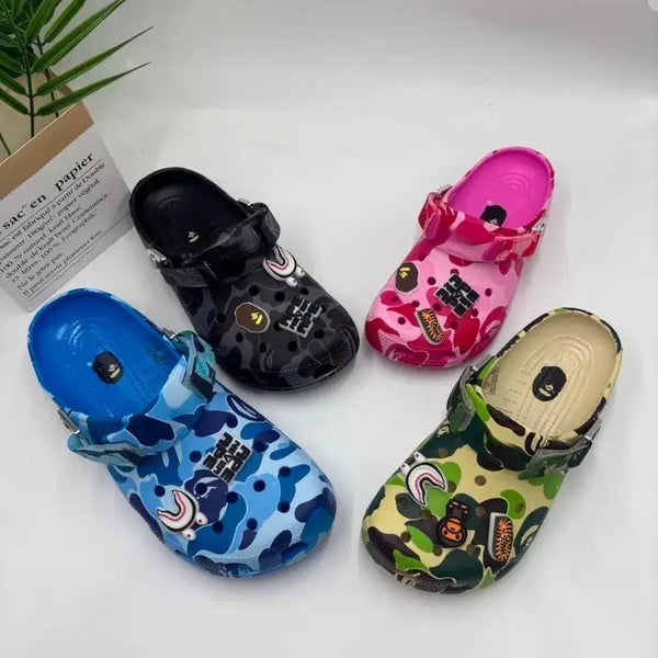 [BUNJANG] Bape x Crocs Camo Sandals / 베이프 카모 크록스 남녀 샌들 4종 색상