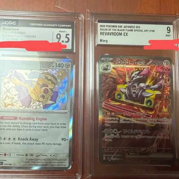 [BUNJANG] Pokemon Card Shiny Noivern CGC 9.5 (English) & SAR Noivern CGC 9 (Japanese) Bundle Set / 포켓몬 카드 영판부르르룸 이로치cgc9.5 일판 sar brg9 일괄