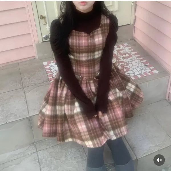 [BUNJANG] Darling Studio "Choco Berry" Dress / 달링스튜디오 초코베리 드레스
