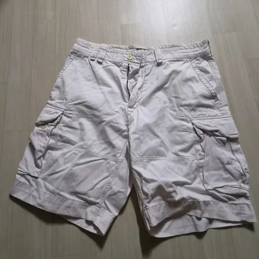 [BUNJANG] Polo Ralph Lauren Cargo Bermuda Shorts White 36 / 폴로 랄프로렌 카고 버뮤다 팬츠 화이트 36