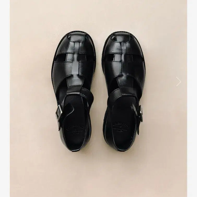[BUNJANG] URBANIC Fisherman Sandals Black / 얼바닉 피셔맨 샌들 블랙 245 Fisherman Sandals