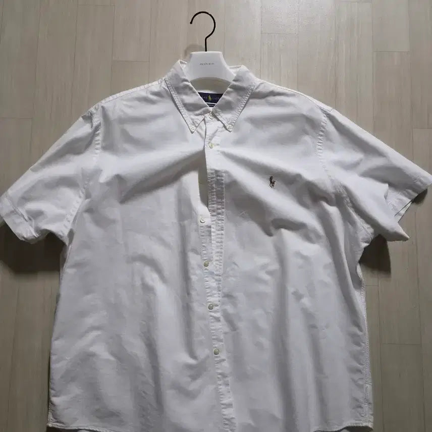 [BUNJANG] Polo Ralph Lauren White Short Sleeve Shirt XXL / 폴로 랄프로렌 반팔 셔츠 화이트 XXL