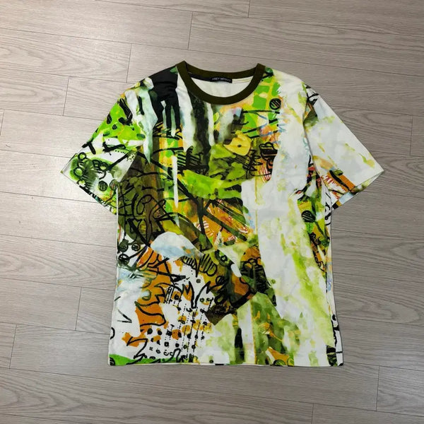 [BUNJANG] Issey Miyake Printed Short Sleeve T-Shirt / Issey Miyake 이세이미야케 프린팅 반팔티셔츠