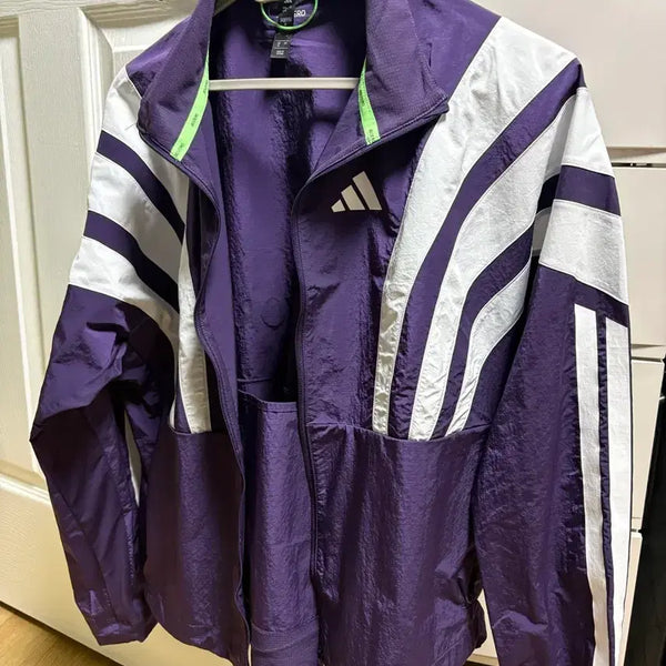 [BUNJANG] Adidas Adizero Windbreaker Purple / 아디제로 바람막이 퍼플