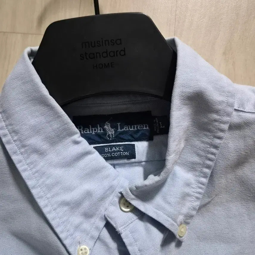 [BUNJANG] Polo Ralph Lauren Blake Oxford Shirt Light Blue XL / 폴로 랄프로렌 블레이크 옥스포드 셔츠 하늘색 Xl