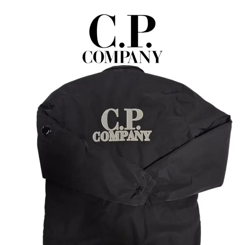 [BUNJANG] CP Company Chrome-R Zipper Lens Overshirt Black / [L] CP컴퍼니 Chrome-R 지퍼 렌즈 오버셔츠 블랙