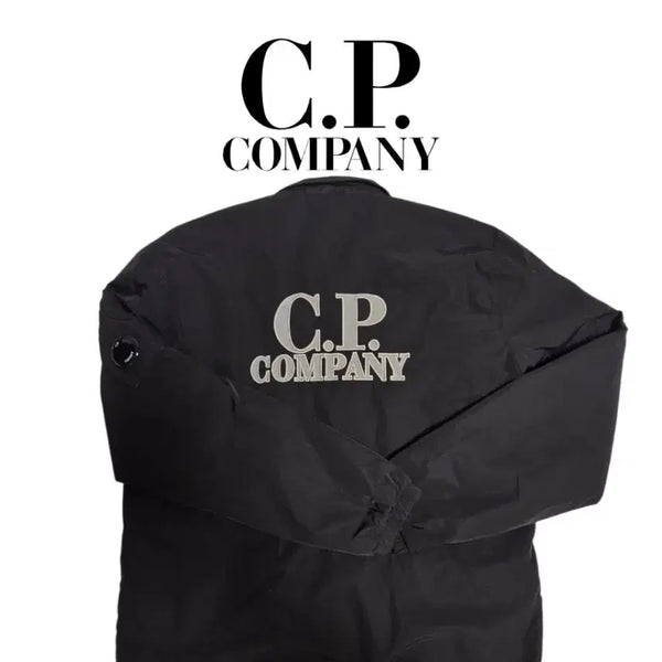 [BUNJANG] CP Company Chrome-R Zipper Lens Overshirt Black / [L] CP컴퍼니 Chrome-R 지퍼 렌즈 오버셔츠 블랙