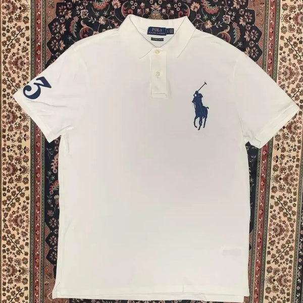 [BUNJANG] Polo Ralph Lauren Big Pony Number 3 T-Shirt / 빅포니 치프키프 카라티
