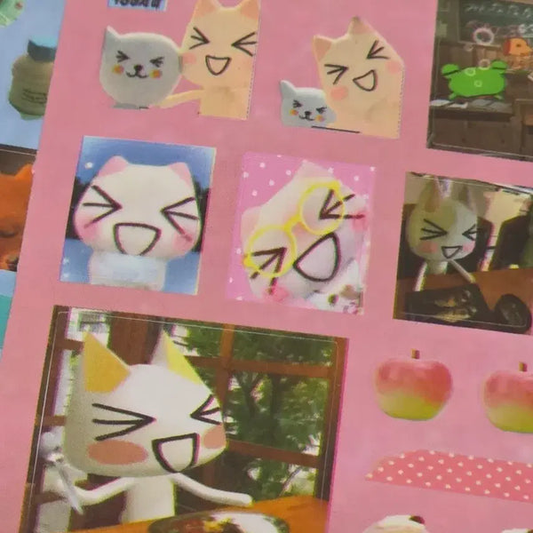 [BUNJANG] Tokidoki Toro Kichi Y2K Graphic Stickers / 도코데모잇쇼 고양이 토로 키치 다꾸 고전 스티커 y2k 그래픽