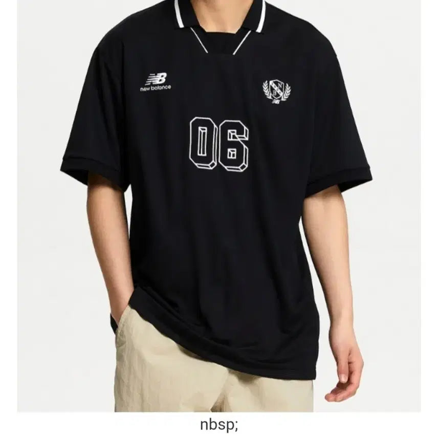 [BUNJANG] New Balance Men's Football Jersey T-Shirt Size 100 / 남.100)  뉴발란스 남성 반팔티 / 풋볼 져지 트레이닝