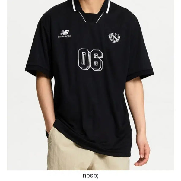 [BUNJANG] New Balance Men's Football Jersey T-Shirt Size 100 / 남.100)  뉴발란스 남성 반팔티 / 풋볼 져지 트레이닝
