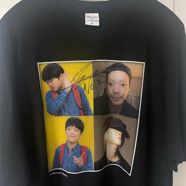 [BUNJANG] Noel Autographed Hiphopla Festival MD T-Shirt XL / 노엘 친필싸인 힙플페 MD 반팔티