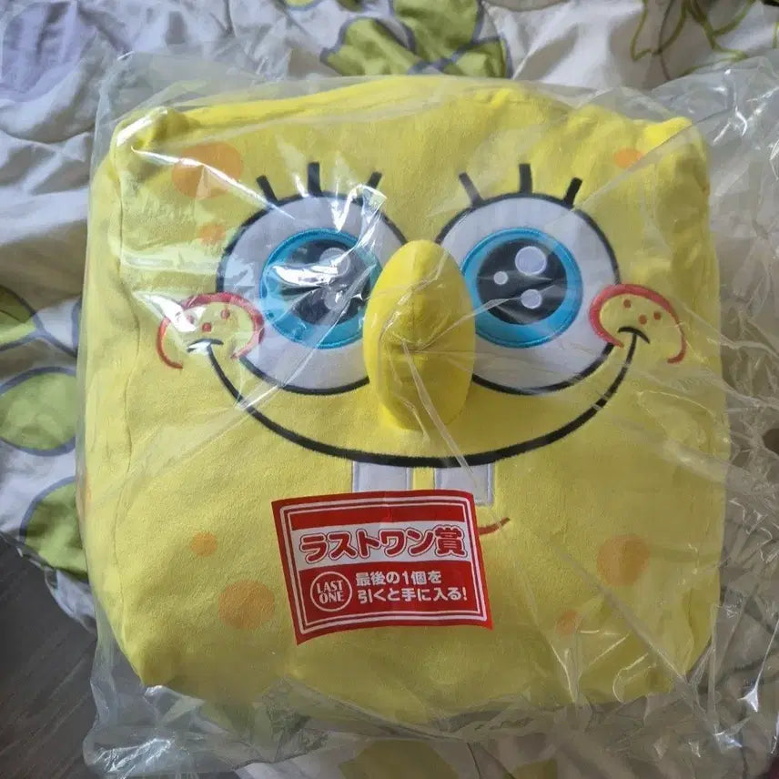 [BUNJANG] Ichiban Kuji SpongeBob Last One Cushion / 미개봉 ) 제일복권 스펀지밥 라스트 원   쿠션