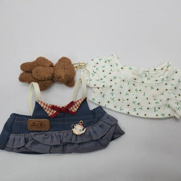 [BUNJANG] 20cm Un-branded Plushie Clothing: 'Little Bear is Worried' / 20cm 무속성 솜인형 옷 꼬마곰은 걱정이 많아요 양도판매