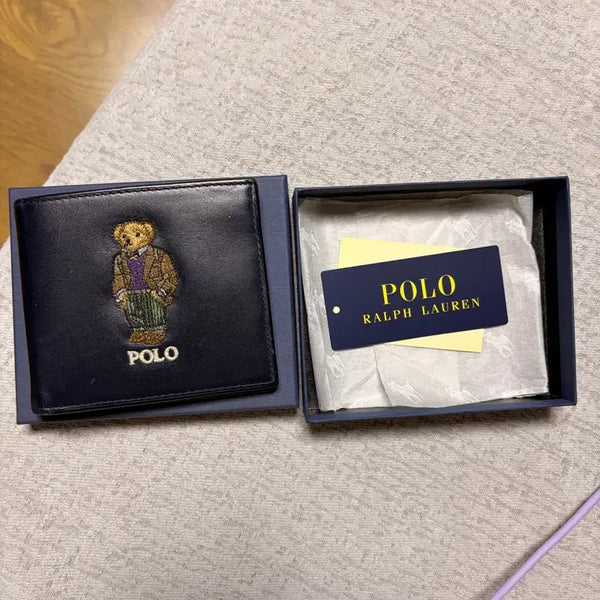 [BUNJANG] Polo Ralph Lauren Polo Bear Bifold Wallet / 폴로 랄프로렌 폴로 베어 반지갑