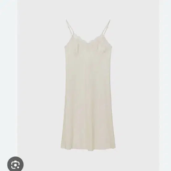 [BUNJANG] Monoha Lace Silky Dress Ivory / 모노하 레이스 실키 드레스 아이보리