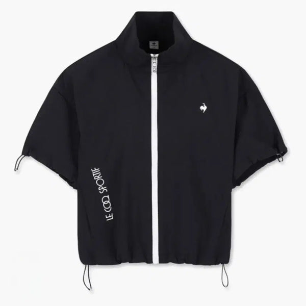 [BUNJANG] Le Coq Sportif Women's Seersucker Short Sleeve Jacket / 백화점정품)르꼬끄 숏 여성 시어서커 반팔자켓
