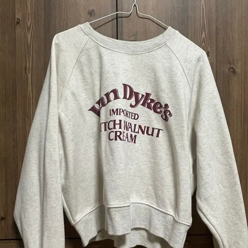 [BUNJANG] Printing Crop Sweatshirt / 프린팅 크롭 맨투맨