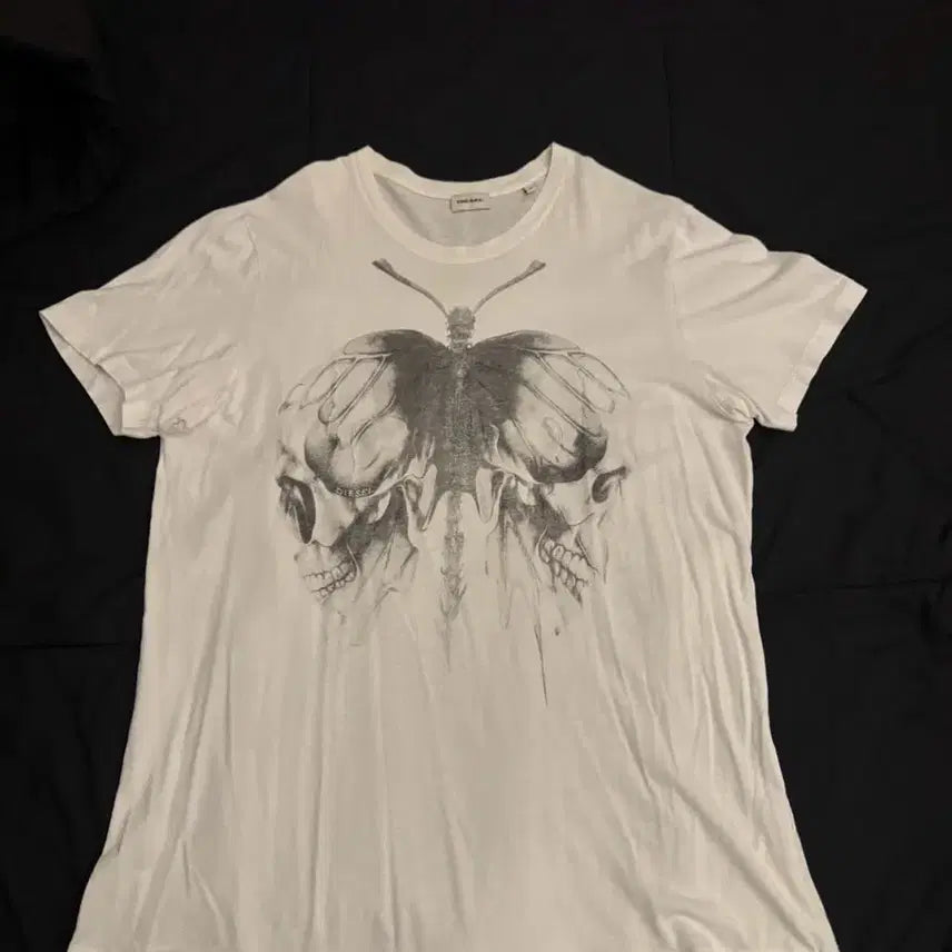 [BUNJANG] Diesel Skull Short Sleeve T-Shirt - Large / 디젤 스컬 반팔 L