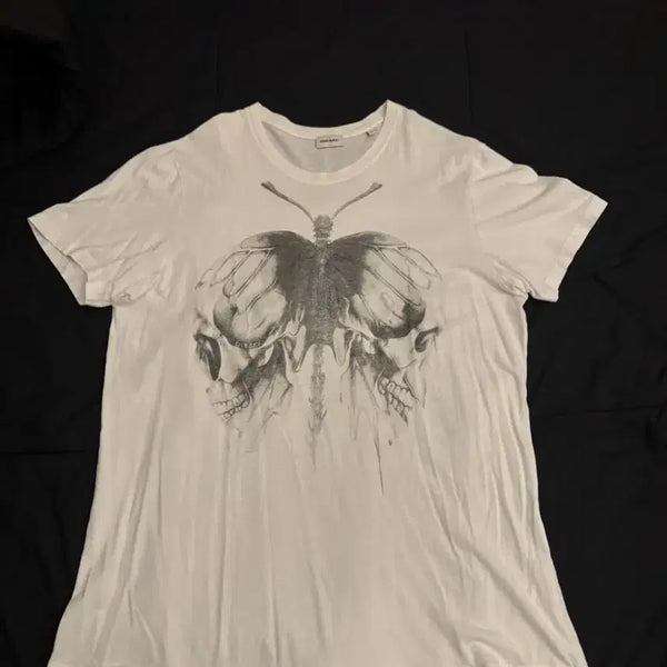 [BUNJANG] Diesel Skull Short Sleeve T-Shirt - Large / 디젤 스컬 반팔 L