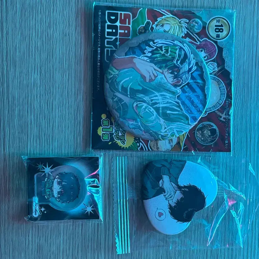 [BUNJANG] Sakamo Days Sakaday Seba Natsuki Acrylic Korotto & Badges Bundle / 사카모토데이즈 사카데이 세바 나츠키 아크릴 코롯토, 뱃지 일괄 판매합니다