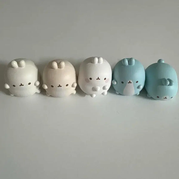 [BUNJANG] Molang Figurines 5-Piece Set / 몰랑이 피규어 5종 세트