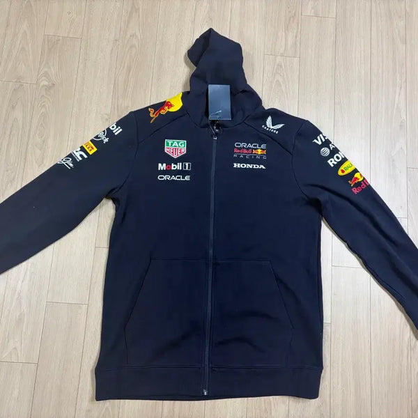 [BUNJANG] Red Bull Racing Team Navy Hoodie / 레드불 레이싱 팀 후드 집업 네이비