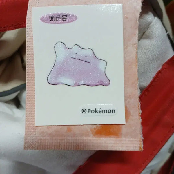 [BUNJANG] Pokemon Squishy/Sticky Sticker Metamon / 포켓몬 띠부띠부씰 메타몽