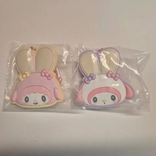 [BUNJANG] Sanrio Omimi's Rabbit Gathering My Melody My Sweet Piano Mirror Keychain (Bundle Set) / 산리오 통통한 오미미의 토끼 모임 마이멜로디 마이스윗피아노 거울 키링