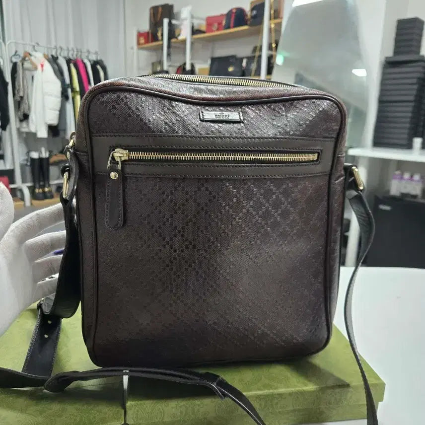 [BUNJANG] Gucci Signature Messenger Bag / [정품] 구찌 시그니처 메신저백