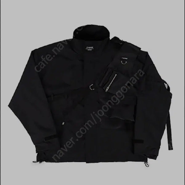 [BUNJANG] Awende Techwear Hard Jacket Black / 어웬드 테크웨어 하드자켓