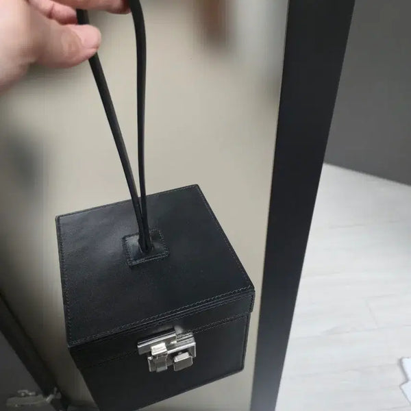 [BUNJANG] Black Mini Tote Bag / 블랙 미니 토트백