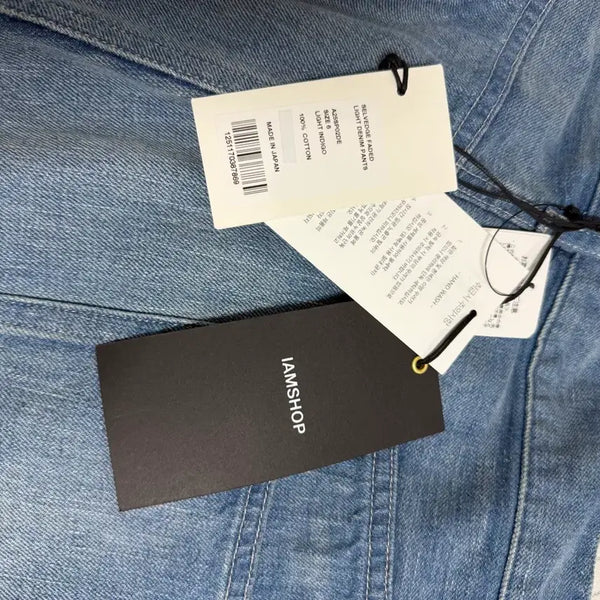 [BUNJANG] Auralee 25SS Selvedge Faded Light Denim Jeans / 25ss 오라리 셀비지 페이디드 라이트 데님 6사이즈