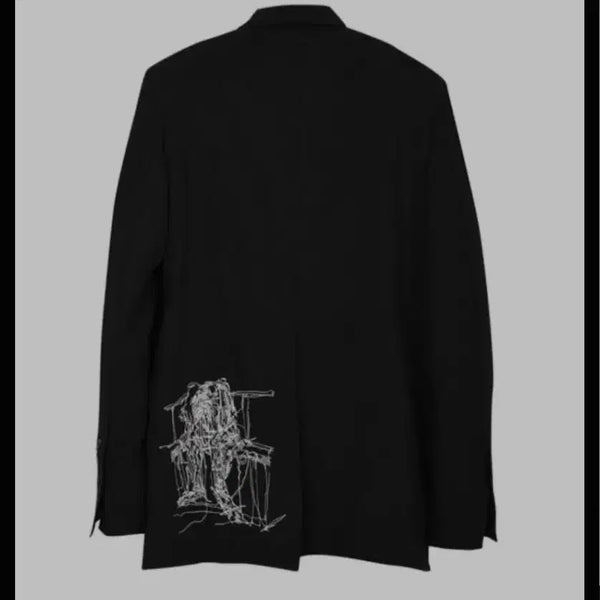 [BUNJANG] Sunday Off Club Embroidered Blazer / 선데이오프클럽 자수 블레이져