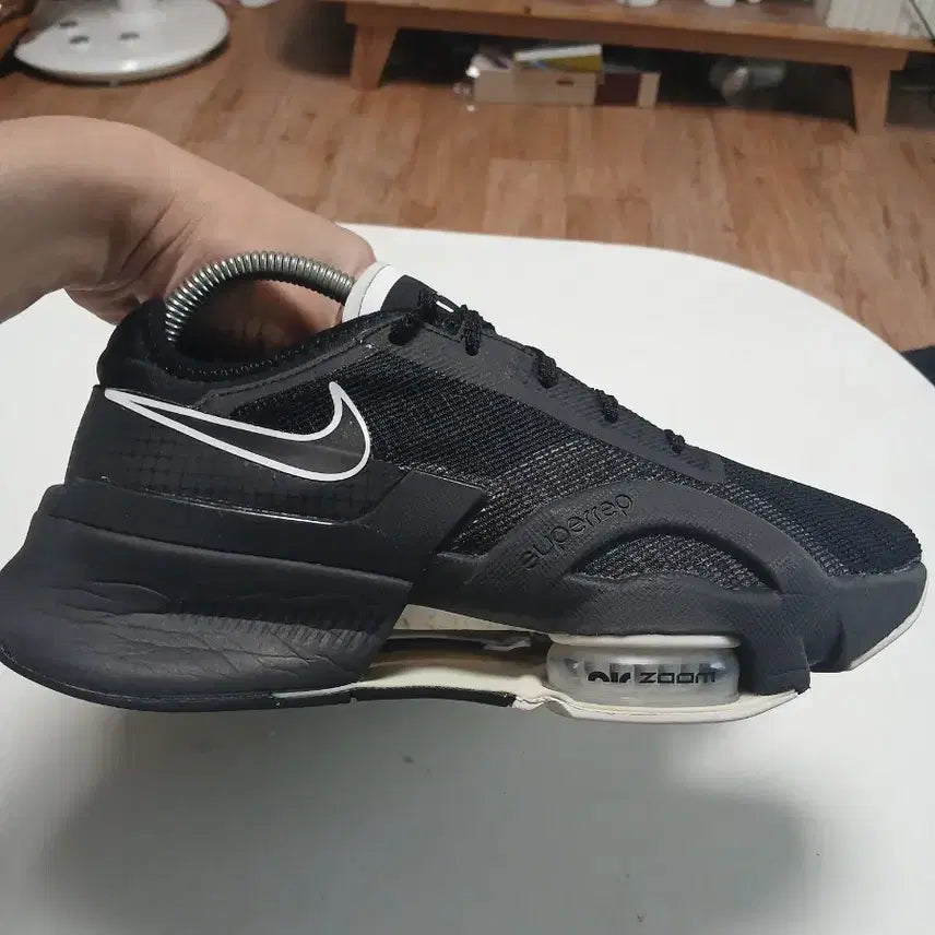 [BUNJANG] Nike Superrep Black/White Air Zoom Sports Shoes 250 / 나이키 슈퍼렙 검/흰 에어줌 스포츠화250