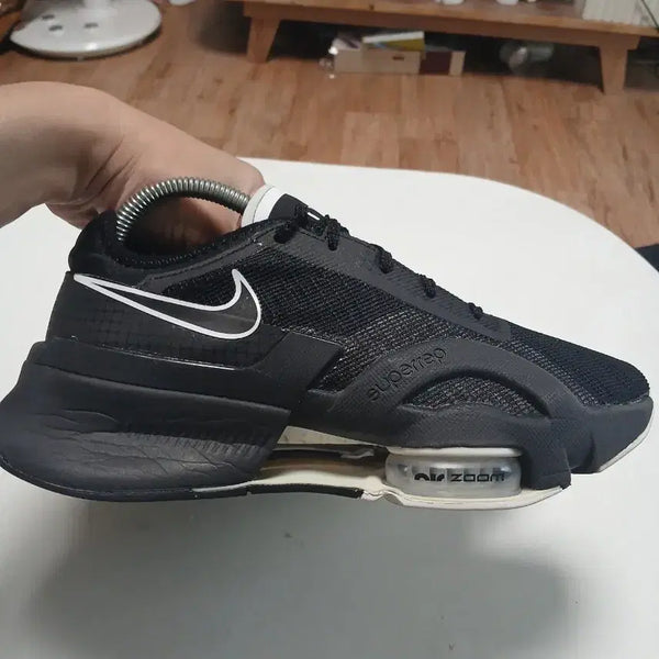 [BUNJANG] Nike Superrep Black/White Air Zoom Sports Shoes 250 / 나이키 슈퍼렙 검/흰 에어줌 스포츠화250