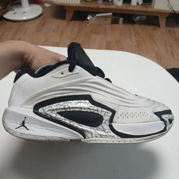 [BUNJANG] Air Jordan 1 Retro High OG "Elephant Print" White/Black Basketball Shoes (270mm) / 조던 운동화 화이트 270