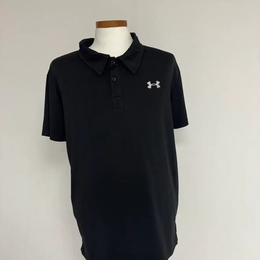 [BUNJANG] Under Armour Black Polo T-Shirt / 언더아머 폴로티셔츠 블랙