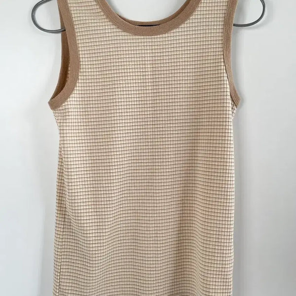 [BUNJANG] Honey Circle Rose Waffle Ringer Stripe Tank Top / [무배] 일본 허니서클로즈 와플 링거 스트라이프 나시