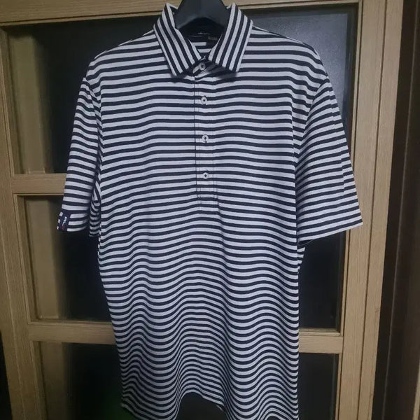 [BUNJANG] Polo Ralph Lauren Cotton Short Sleeve Polo Shirt / 폴로 반팔 카라 티셔츠 100