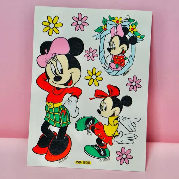 [BUNJANG] Unitech Disney Mini Mouse Stickers (1990s) / [고전문구] 유니테크 디즈니 미니미우스 스티커 90년대