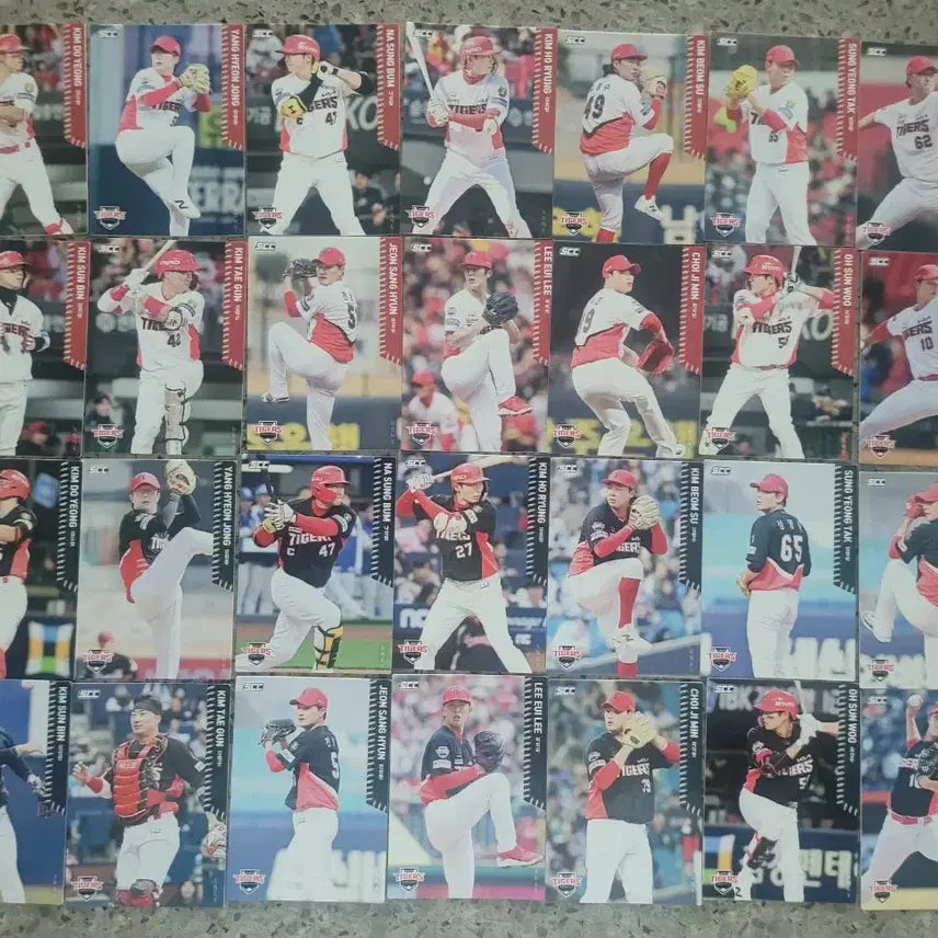 [BUNJANG] KBO Kia Tigers 26th Season Normal Card Set / KBO 26기아 노멀 카드(풀세트)
