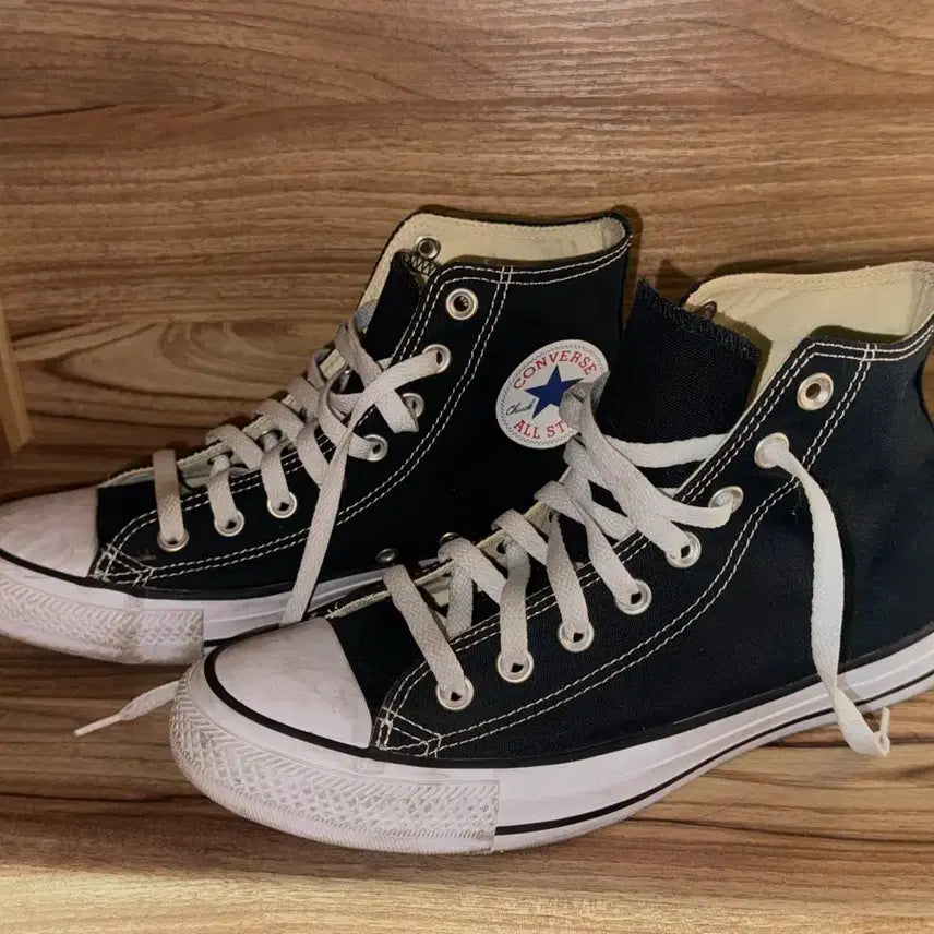 [BUNJANG] Converse Chuck Taylor All Star Classic High Black / 컨버스 척테일러 올스타 클래식 하이 블랙 260