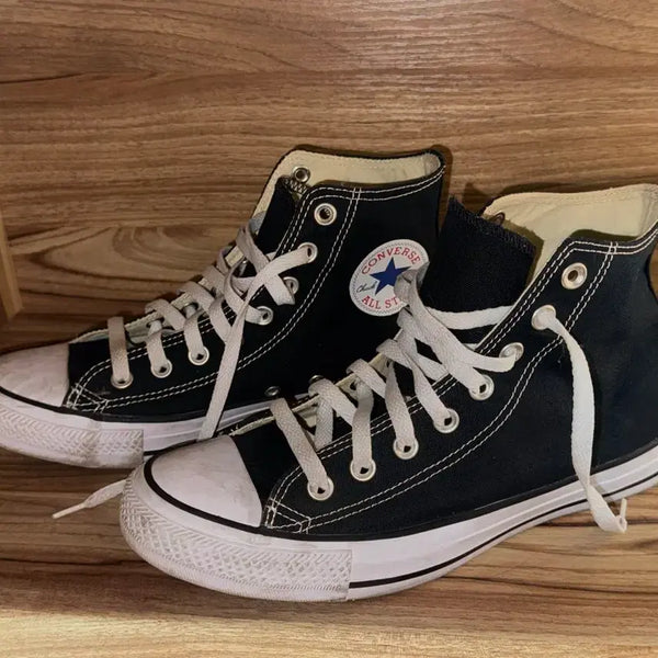 [BUNJANG] Converse Chuck Taylor All Star Classic High Black / 컨버스 척테일러 올스타 클래식 하이 블랙 260
