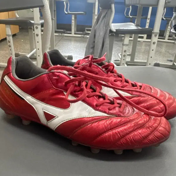 [BUNJANG] Mizuno Morelia Elite AG Soccer Cleats Red / 미즈노 모렐리아 축구화 레드 엘리트 ag