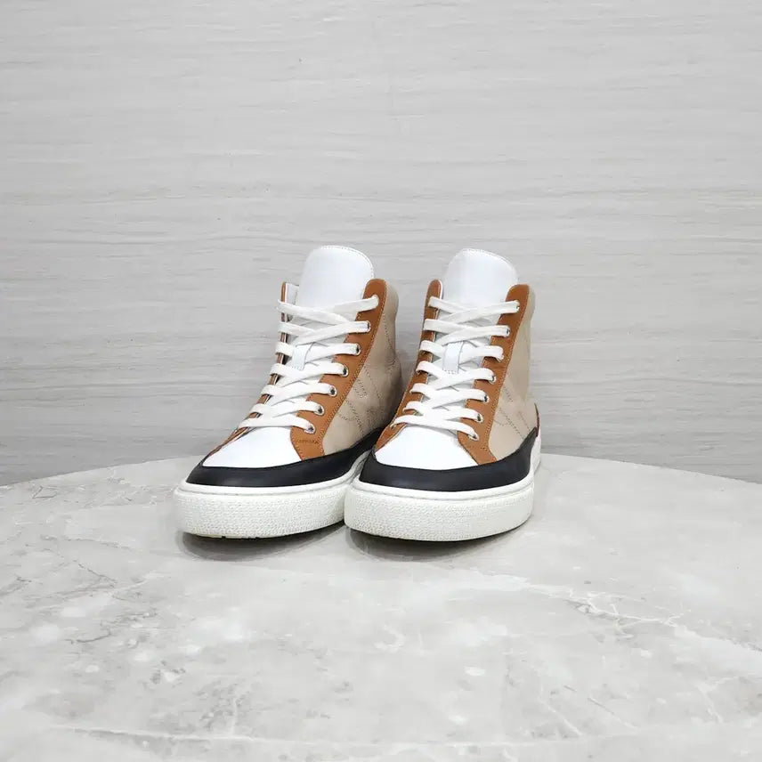 [BUNJANG] Hermes District Multicolor High-Top Sneakers / 41.5 / 에르메스 디스트릭트 멀티컬러 하이탑 스니커즈 H212897Z