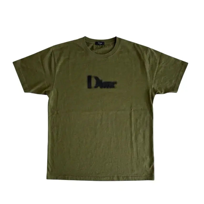 [BUNJANG] Dime Logo Short Sleeve T-Shirt Olive / Dime 로고 반팔 티셔츠 올리브